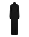 Brioni Woman Maxi Dress Black Size 4 Cashmere, Silk In Black