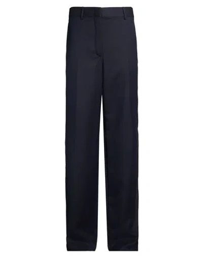 Brioni Woman Pants Midnight Blue Size 8 Virgin Wool In Black
