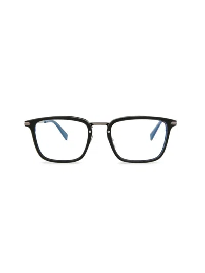 Brioni Women's 51mm Rectangle Eyeglasses In Black Blue