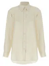 Brioni Buttoned Oversized Shirt In White