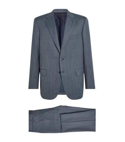 Brioni Wool 2-piece Suit In Blue