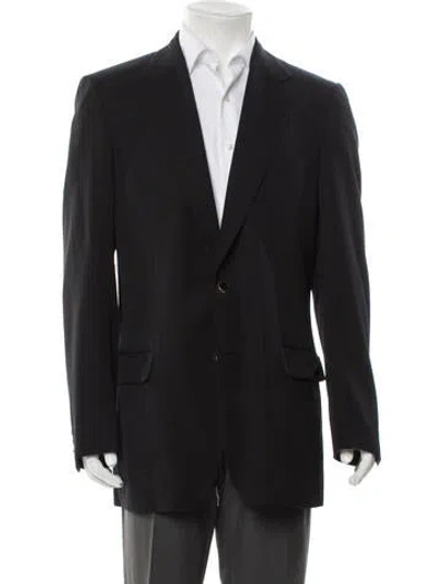 Pre-owned Brioni Wool Blazer In Black