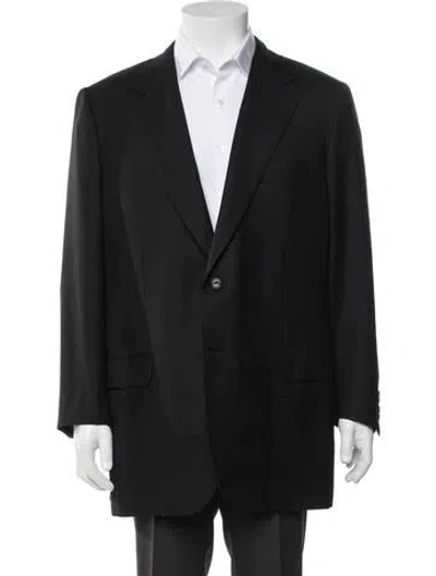 Pre-owned Brioni Wool Blazer In Black