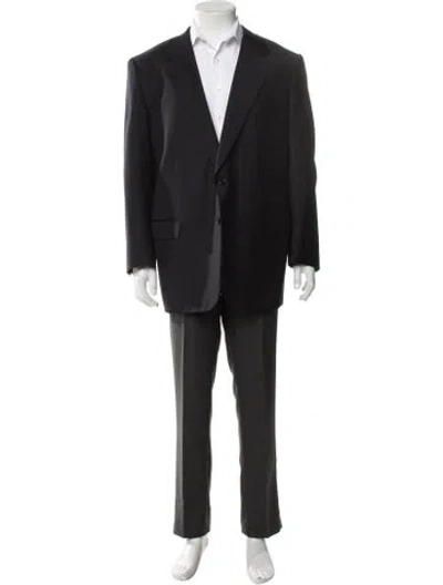 Pre-owned Brioni Wool Blazer In Black