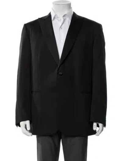 Pre-owned Brioni Wool Blazer In Black