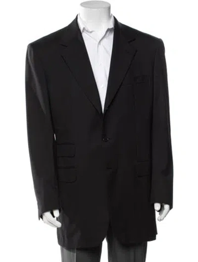 Pre-owned Brioni Wool Blazer In Black