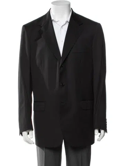 Pre-owned Brioni Wool Blazer In Black