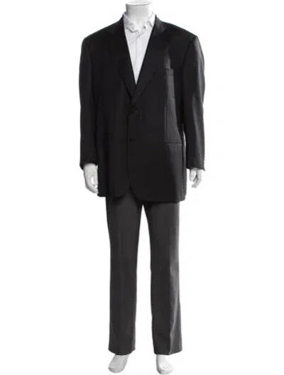 Pre-owned Brioni Wool Blazer In Black
