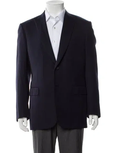 Pre-owned Brioni Wool Blazer In Blue