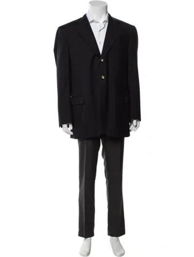 Pre-owned Brioni Wool Blazer In Blue