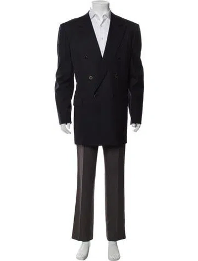 Pre-owned Brioni Wool Blazer In Blue
