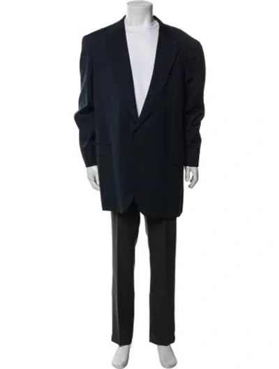 Pre-owned Brioni Wool Blazer In Blue