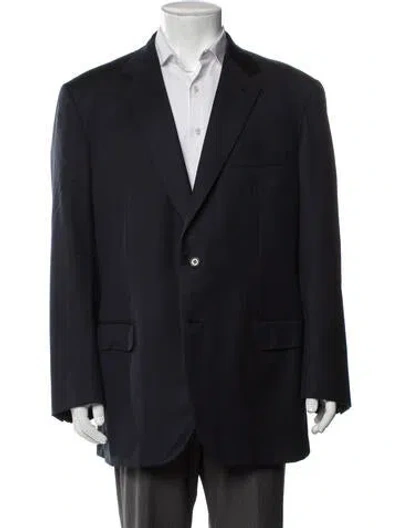 Pre-owned Brioni Wool Blazer In Blue
