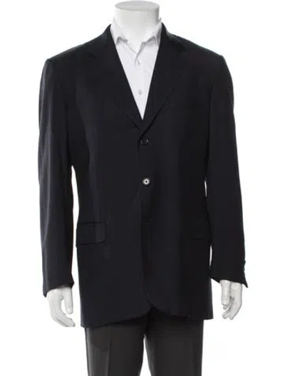 Pre-owned Brioni Wool Blazer In Blue