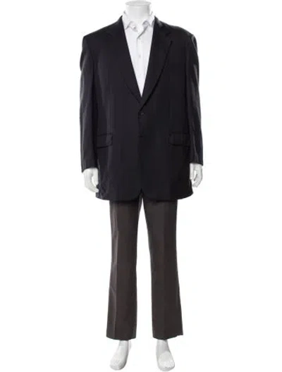 Pre-owned Brioni Wool Blazer In Blue