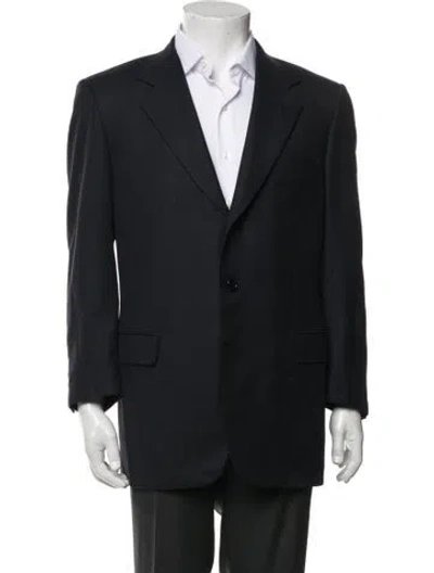 Pre-owned Brioni Wool Blazer In Blue