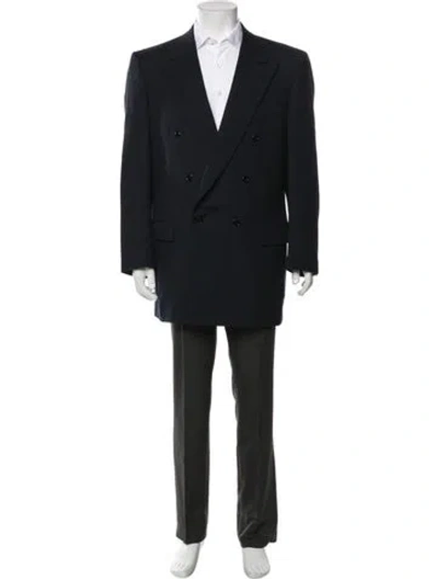 Pre-owned Brioni Wool Blazer In Blue