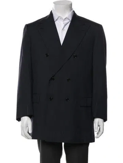 Pre-owned Brioni Wool Blazer In Blue