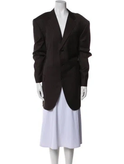 Pre-owned Brioni Wool Blazer In Brown
