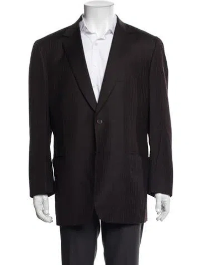 Pre-owned Brioni Wool Blazer In Brown