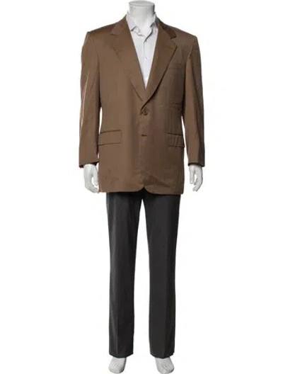 Pre-owned Brioni Wool Blazer In Brown