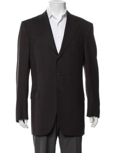 Pre-owned Brioni Wool Blazer In Brown