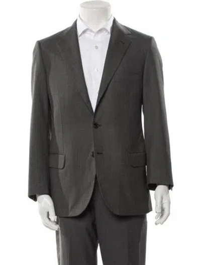 Pre-owned Brioni Wool Blazer In Gray