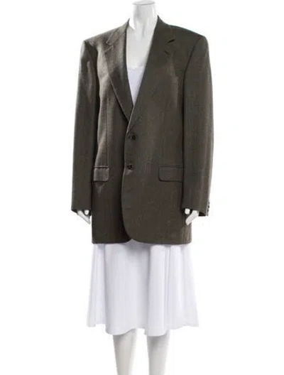 Pre-owned Brioni Wool Blazer In Green