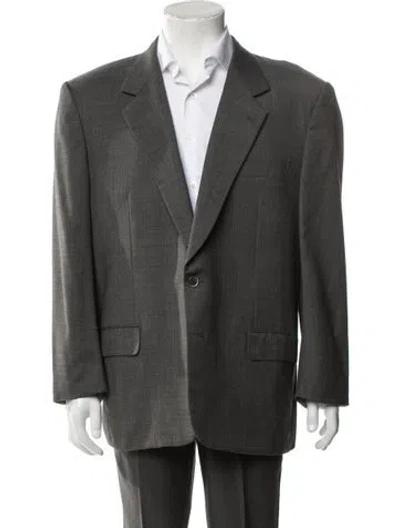Pre-owned Brioni Wool Blazer In Grey