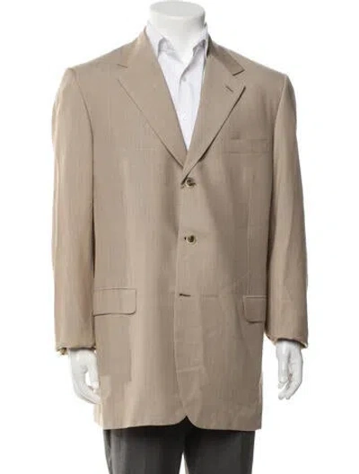 Pre-owned Brioni Wool Blazer In Neutrals