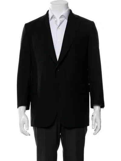 Pre-owned Brioni Wool Coat In Brown