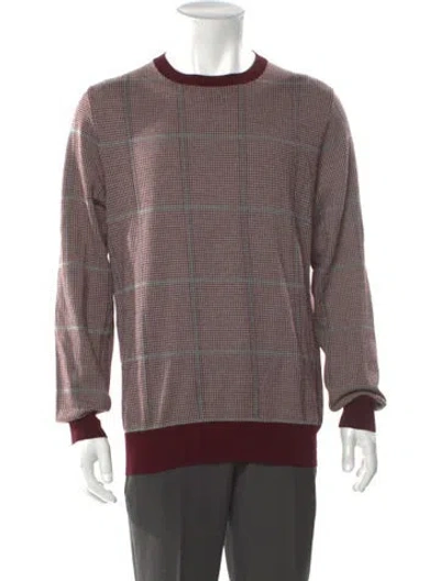 Pre-owned Brioni Wool Crew Neck Pullover In Multi