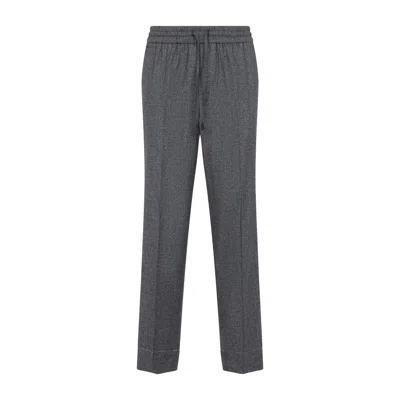 Brioni Wool Silk Straight-leg Trousers In Animal Print