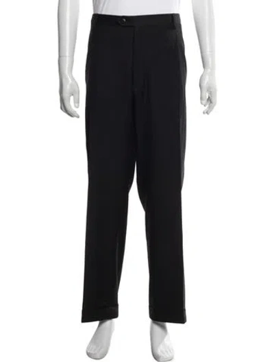 Pre-owned Brioni Wool Dress Pants In Black