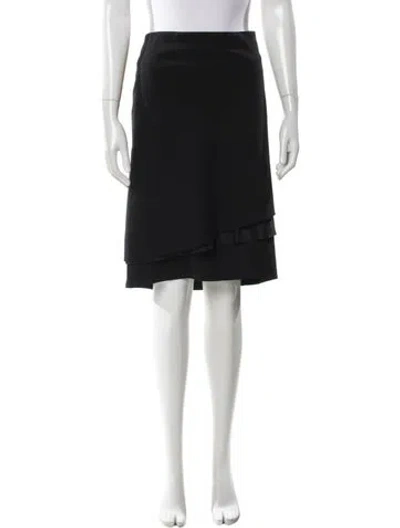 Pre-owned Brioni Wool Knee-length Skirt In Gray