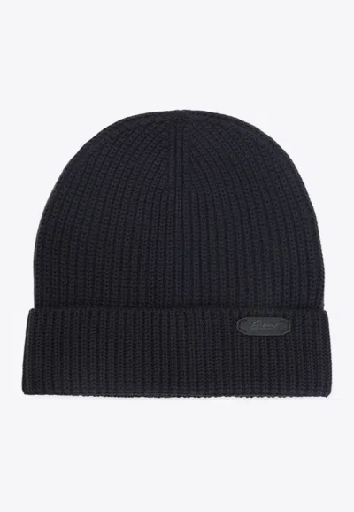 BRIONI WOOL KNITTED BEANIE