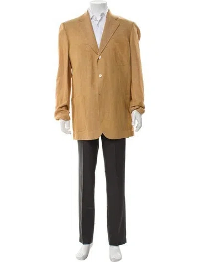 Pre-owned Brioni Wool Overcoat In Neutral