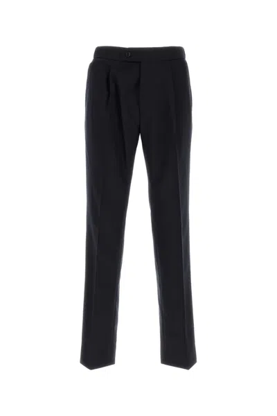 Brioni Wool Pant In Blue