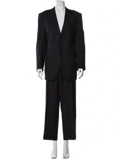 Pre-owned Brioni Wool Pant Set In Gray