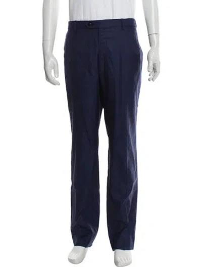 Pre-owned Brioni Wool Pants In Blue