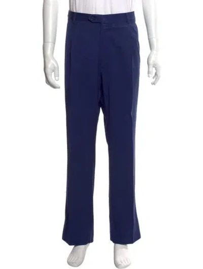 Pre-owned Brioni Wool Pants In Blue