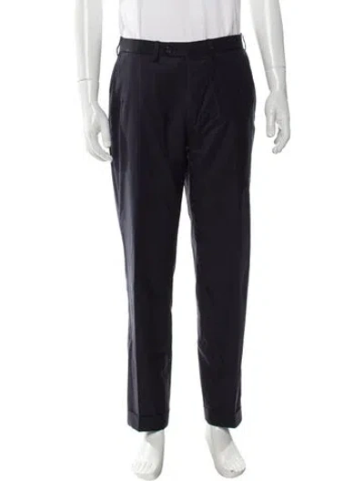 Pre-owned Brioni Wool Pants In Blue