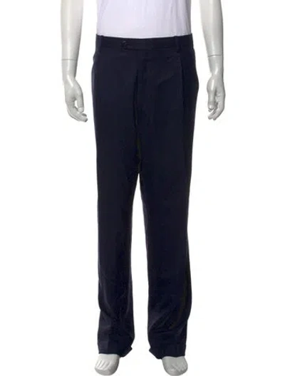 Pre-owned Brioni Wool Pants In Blue