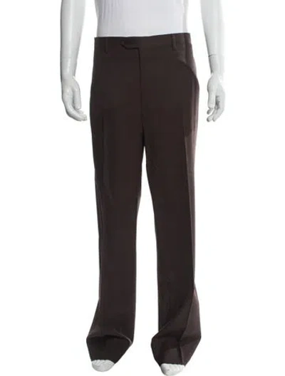 Pre-owned Brioni Wool Pants In Brown