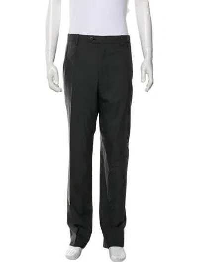 Pre-owned Brioni Wool Pants In Gray