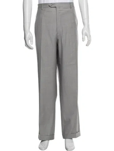 Pre-owned Brioni Wool Pants In Gray