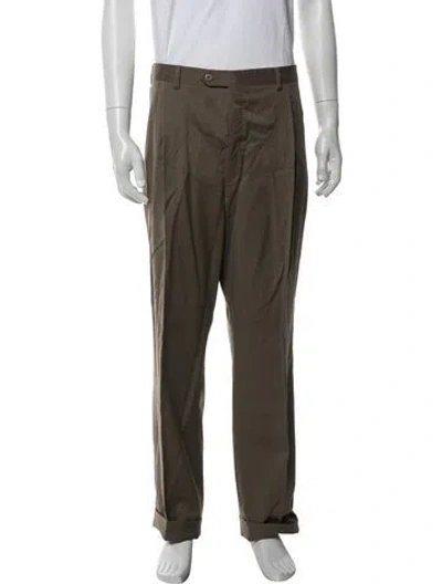 Pre-owned Brioni Wool Pants In Green