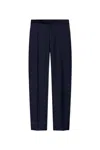 Brioni Blue Wool Tailored Trousers In Blue