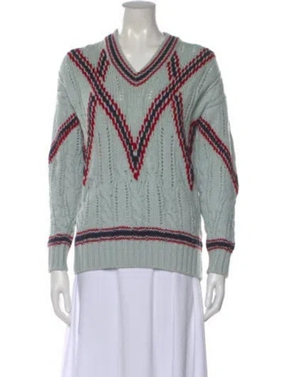 Pre-owned Brioni Wool Patterned Sweater In Multi