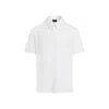 Brioni Short-sleeved Wool Polo T-shirt In White